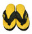 Iowa Hawkeyes Slipper - Women Thong Flip Flop - (1 Pair) - M
