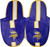 Minnesota Vikings Slipper - Youth 8-16 Size 1-2 Stripe - (1 Pair) - S