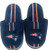 New England Patriots Slipper - Youth 4-7 Size 8-9 Stripe - (1 Pair) - S