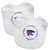 Kansas State Wildcats Baby Bib 2 Pack