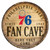 Philadelphia 76ers Sign Wood 14 Inch Round Barrel Top Design - Special Order