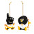 Pittsburgh Penguins Ornament Gnome Fan 2 Pack