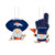 Denver Broncos Ornament Gnome Fan 2 Pack