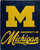 Michigan Wolverines Blanket 50x60 Raschel Signature Design
