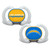 Los Angeles Chargers Pacifier 2 Pack Alternate