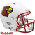Louisville Cardinals Helmet Riddell Authentic Full Size Speed Style White - Special Order