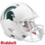 Michigan State Spartans Helmet Riddell Authentic Full Size Speed Style White - Special Order