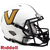 Vanderbilt Commodores Helmet Riddell Authentic Full Size Speed Style White - Special Order