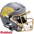 Kansas City Chiefs Helmet Riddell Authentic Full Size SpeedFlex Style Slate Alternate