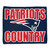 New England Patriots Towel 15x18 Rally Style Full Color