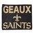 New Orleans Saints Towel 15x18 Rally Style Full Color