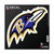 Baltimore Ravens Decal 6x6 All Surface Logo