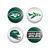 New York Jets Buttons 4 Pack