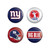 New York Giants Buttons 4 Pack