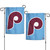 Philadelphia Phillies Flag 12x18 Garden Style 2 Sided Second Throwback Design