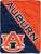 Auburn Tigers Blanket 46x60 Micro Raschel Halftone Design Rolled