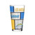Los Angeles Chargers Pint Glass 16oz Quilted Stained Boxed