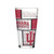 Indiana Hoosiers Pint Glass 16oz Quilted Stained Boxed