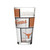 Texas Longhorns Pint Glass 16oz Quilted Stained Boxed