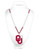 Oklahoma Sooners Beads with Medallion Mardi Gras Style - Special Order