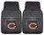 Chicago Bears Car Mats Heavy Duty 2 Piece Vinyl