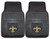 New Orleans Saints Car Mats Heavy Duty 2 Piece Vinyl