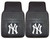 New York Yankees Heavy Duty 2-Piece Vinyl Car Mats