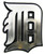 Detroit Tigers Auto Emblem - Silver