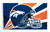 Denver Broncos Flag 3x5 Helmet Design - Special Order