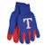 Texas Rangers Two Tone Gloves - Adult Size - Special Order