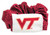 Virginia Tech Hokies Hair Twist Ponytail Holder