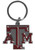 Texas A&M Aggies Chrome Logo Cut Keychain