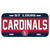 St. Louis Cardinals License Plate Plastic