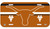 Texas Longhorns License Plate