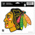 Chicago Blackhawks Decal 5x6 Ultra Color