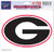 Georgia Bulldogs Decal 5x6 Ultra Color