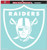 Las Vegas Raiders Decal 8x8 Die Cut White