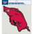 Arkansas Razorbacks Decal 8x8 Die Cut Color