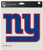 New York Giants Decal 8x8 Die Cut Color