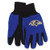 Baltimore Ravens Two Tone Adult Size Gloves