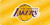 Los Angeles Lakers License Plate Laser Cut Yellow - Special Order