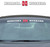 Nebraska Cornhuskers Decal 35x4 Windshield