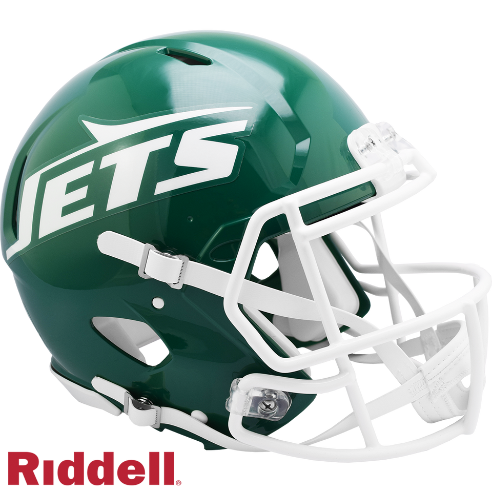 New York Jets Helmet Riddell Authentic Full Size Speed Style 19781989