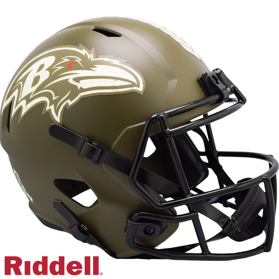 Baltimore Ravens Helmet Riddell Replica Mini Speed Style Salute To