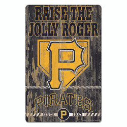 Pittsburgh Pirates WinCraft Stadium 11'' x 17'' Wood Sign