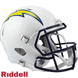 Los Angeles Chargers Helmet Riddell Authentic Full Size SpeedFlex Style Color  Rush Royal - Special Order - Caseys Distributing