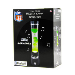 Sporticulture 2-in-1 NFL Team Magma Lamp with Built-in Bluetooth Speaker -  16.5” NFL Team Magma Lamp with Standard Outlet Connection and 30-Watt Bulb