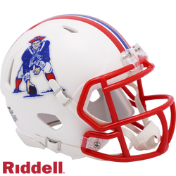 New England Patriots Helmet Riddell Authentic Full Size SpeedFlex Style 1982-1989  T/B - Special Order - Caseys Distributing