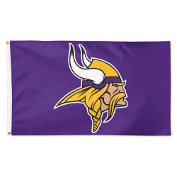 Minnesota Vikings Flag 3x5 Deluxe Americana Design