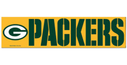 Green Bay Packers Pennant Sticker Vinyl Decal / Sticker 10 sizes